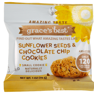 Grace’s Best Sunflower Seeds and Chocolate Chip Cookies 1oz Bags